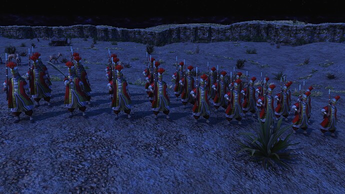 AoE III DE Ottoman Guard Janissary during the night