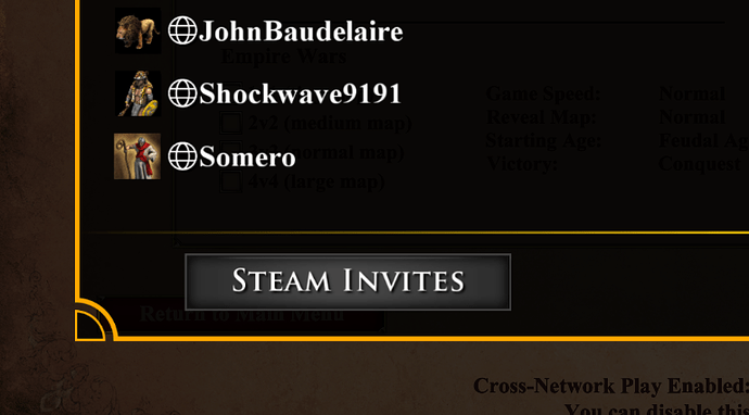 steaminvite