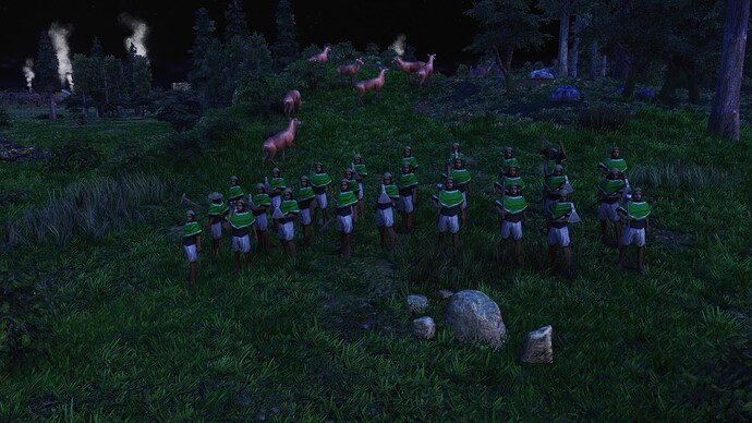 AoE III DE Mexicans Insurgente during the night