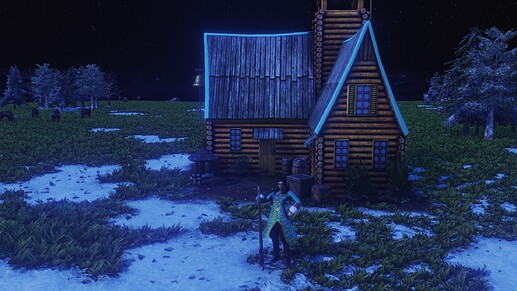 AoE III DE Queen Kristina during the night