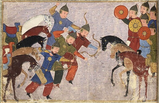 Battle of Parwan in a book of the Ilkhanate