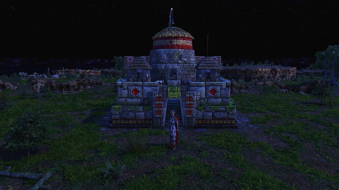 AoE III DE Inca Priestess during the night
