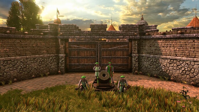 AoE III DE Italians Galilean Mortar at sunrise