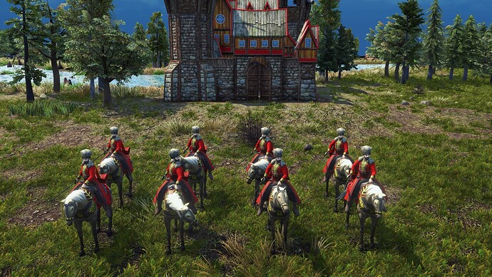 AoE III DE Russian Guard Cossack during the day