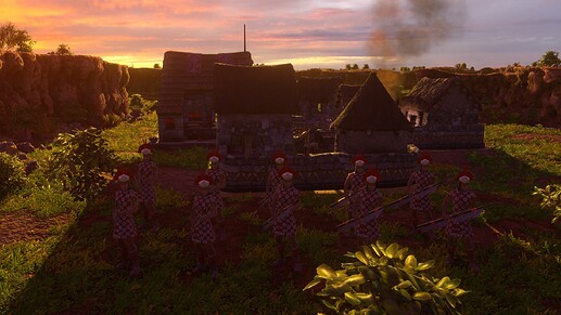 AoE III DE Quechua Huaminca at sunset