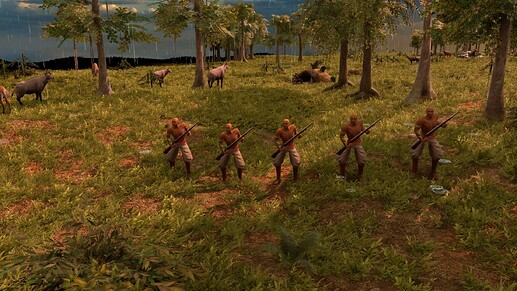 AoE III DE Marathan Thuggee at sunrise