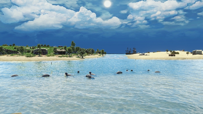 AoE III DE Heligoland during the day