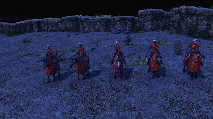 AoE III DE Ottoman Sipahi during the night