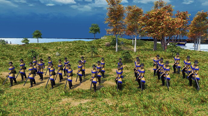 AoE III DE United States Veteran Sharpshooter during the day