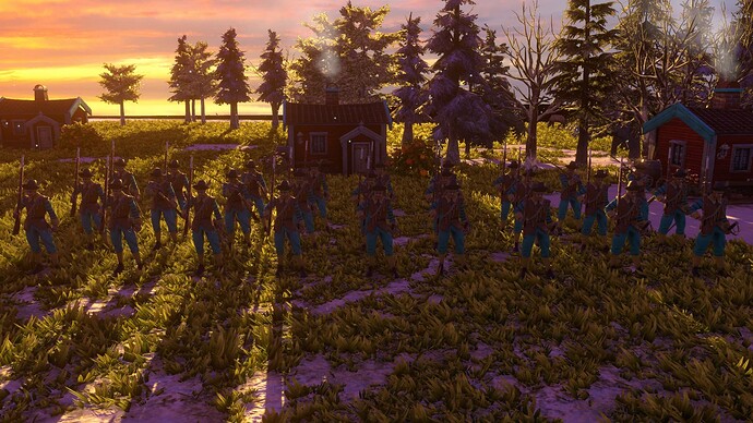 AoE III DE Swedes Carolean at sunset