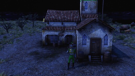 AoE III DE Tulancingo Officer during the night