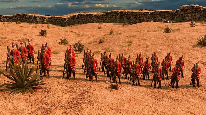 AoE III DE Ottoman Guard Abus Gunner at sunrise