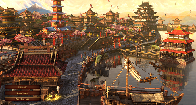AoE III DE Edo at sunset