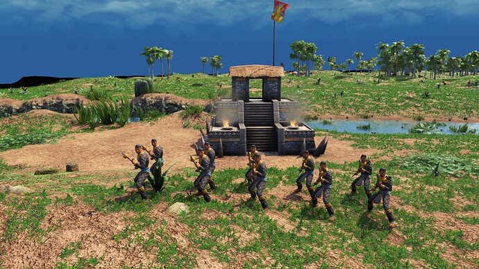 AoE III DE Aztecs Puma Spearman during the day