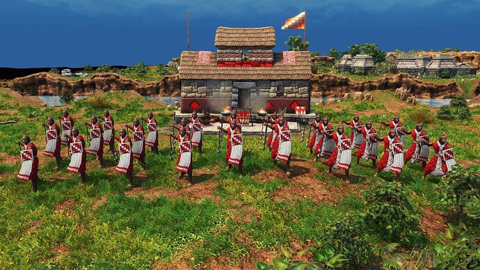 AoE III DE Inca Elite Bolas Warrior during the day