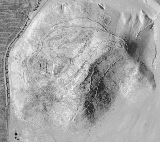 Fortaleza de Collique_ Foto aerea 1945