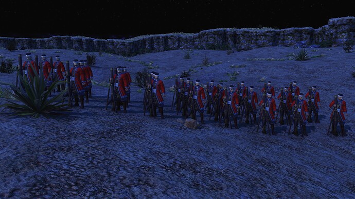 AoE III DE Ottoman Veteran Abus Gunner during the night