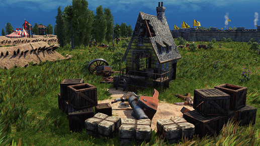 AoE III DE death and destruction during the day