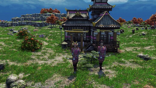 AoE III DE Nakano Takeko during the day