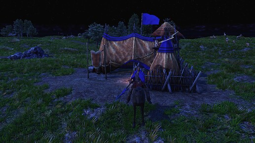 AoE III DE Chayton Black during the night