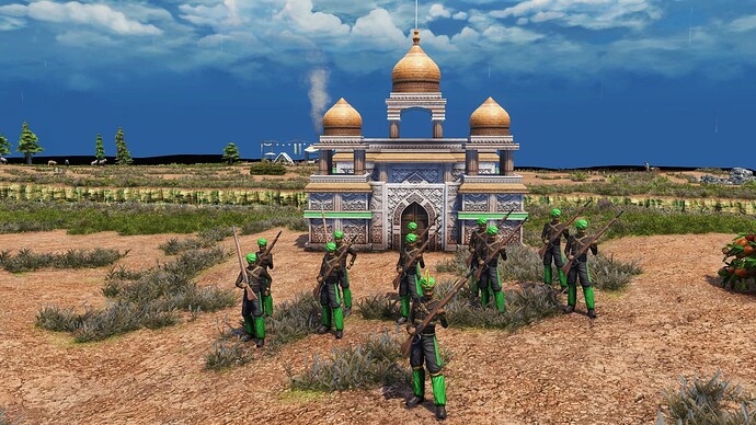AoE III DE Indians Mansabdar Gurkha leading Honored during the day