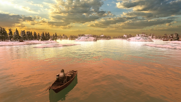 AoE III DE Norwegian Sea at sunrise