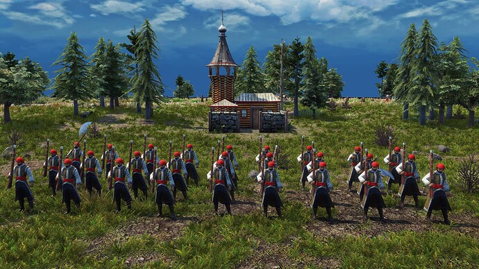 AoE III DE Russian Veteran Strelet during the day