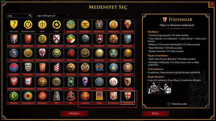 alphabetic order in TR