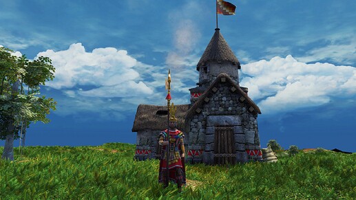 AoE III DE Default Inca War Chief during the day