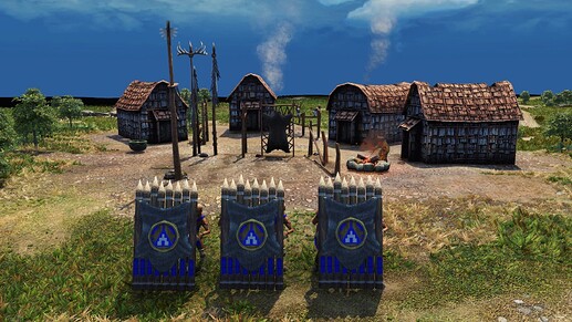 AoE III DE Haudenosaunee Mantlet natives during the day