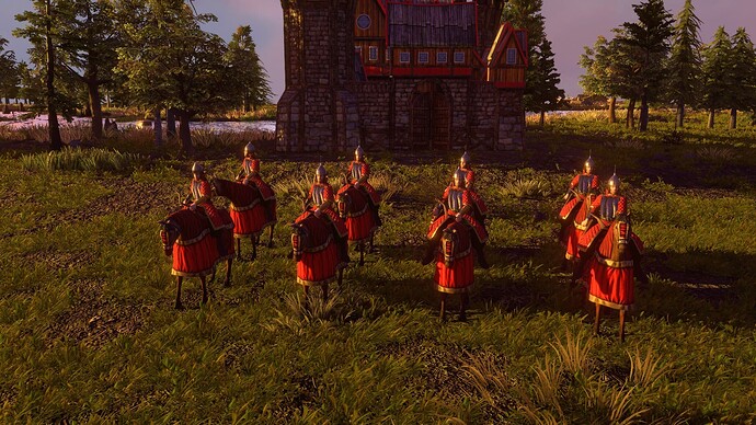 AoE III DE Russian Dvoryanin at sunset