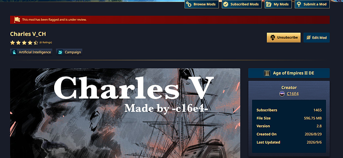 Charle V report