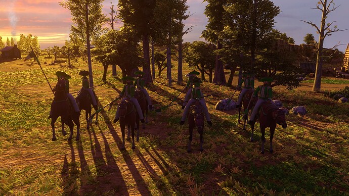 AoE III DE Mexicans Charro at sunset