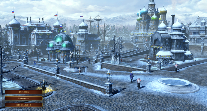 AoE III DE St. Petersburg during the day