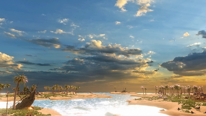 AoE III DE Virgin Islands at sunrise