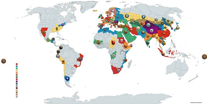 AOE2 World Map possible new civs