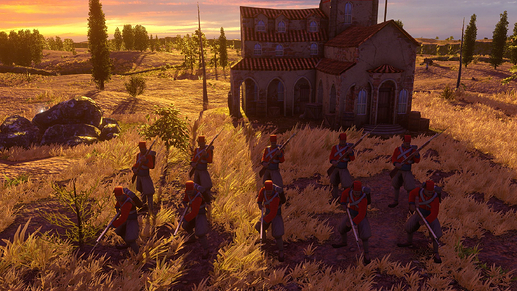 AoE III DE Khevite Fusilier at sunset