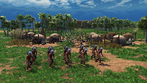 AoE III DE Tupi Blackwood Archer during the day