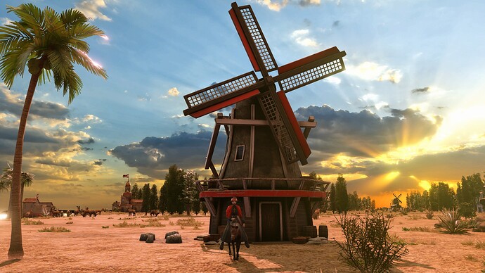 AoE III DE Spanish Missionary at sunrise