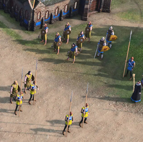 Scottish Pikemans with actual Pike