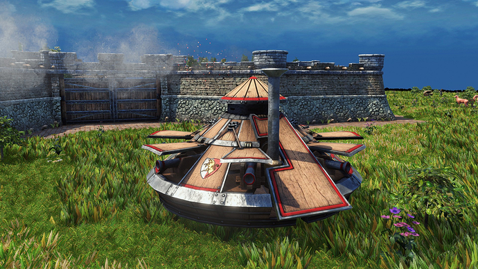 AoE III DE Leonardo's Tank during the day I