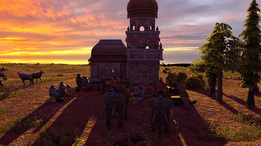 AoE III DE Nanib Sahir at sunset