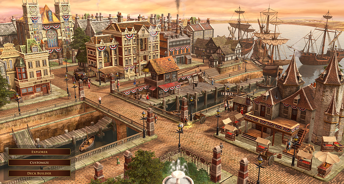 AoE III DE Amsterdam in the evening