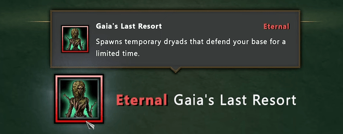 AoMR Arena of the Gods Gaia's Last Resort Eternal