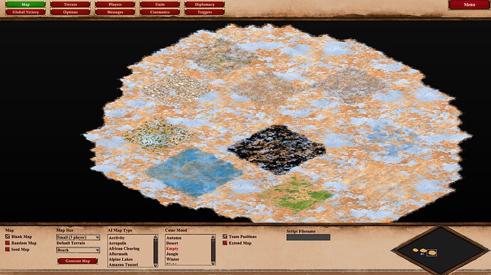 01 - Snow, Foundation placed underneath several other terrain layers