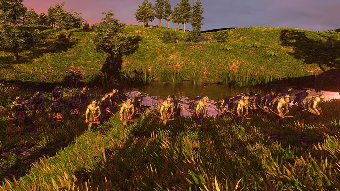 AoE III DE Lakota Champion Cetan Bowman at sunset