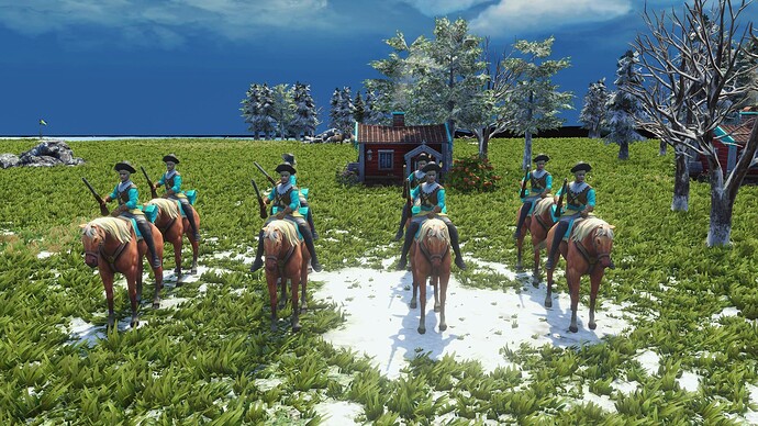AoE III DE Swedes Hakkapelit during the day