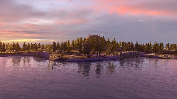 AoE III DE Iceland at sunset