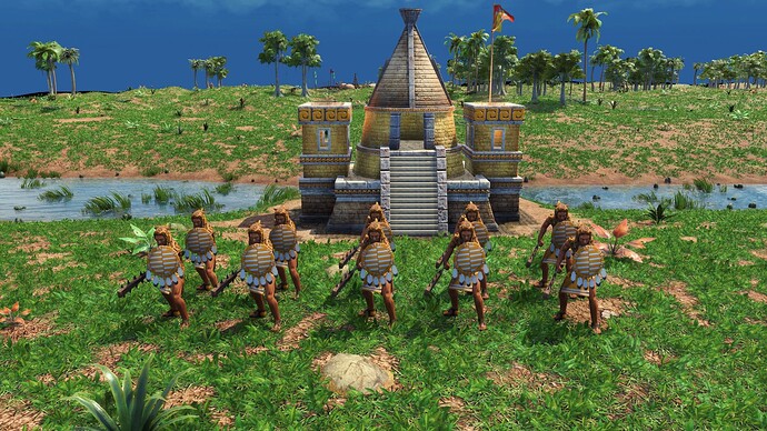 AoE III DE Aztecs Jaguar Prowl Knight during the day