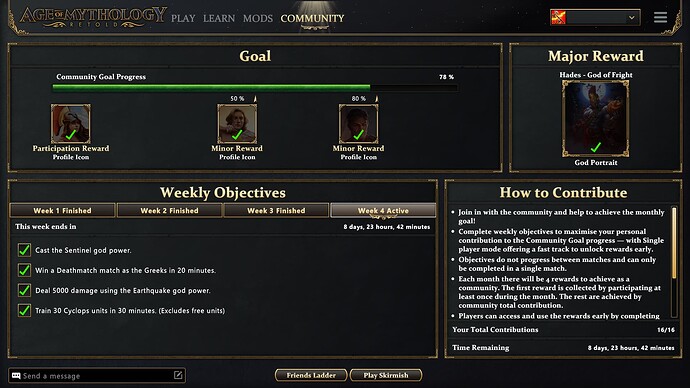 AoMR Hades God of Fright community event week 4